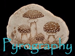 Ganoderma Pyrography